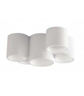 Paintable Plaster Ceiling Lamp White, GU10 - 1