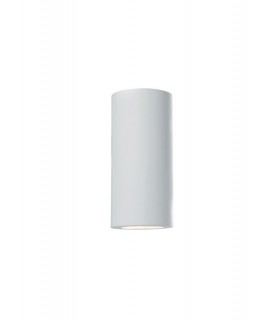 Paintable Plaster Wall Lamp White, GU10 - 1