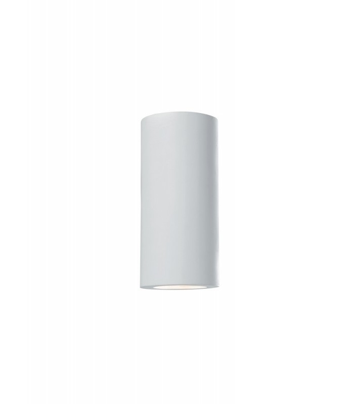 Paintable Plaster Wall Lamp White, GU10 - 1