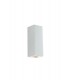 Paintable Plaster Up Down Wall Lamp, White, GU10 - 1