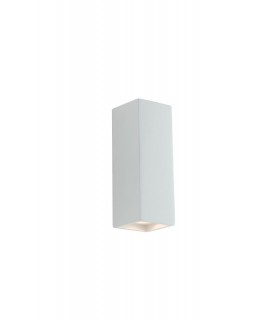 Paintable Plaster Up Down Wall Lamp, White, GU10 - 1