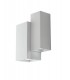 Paintable Plaster Wall Lamp, White, GU10 - 1