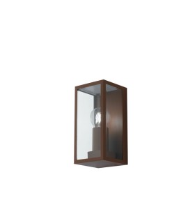 Outdoor Wall Lantern Black Bronze IP44, E27 - 1