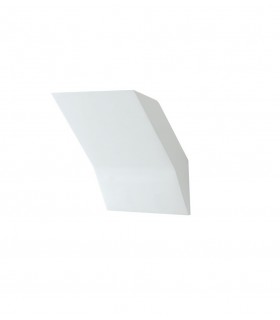 Paintable Plaster Uplighter Wall Lamp, G9 - 1