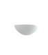 Paintable Plaster Uplighter Wall Lamp White, E27 - 1