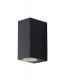 Outdoor Aluminum Up Down Wall Lamp, Anthracite, IP54, GU10 - 1