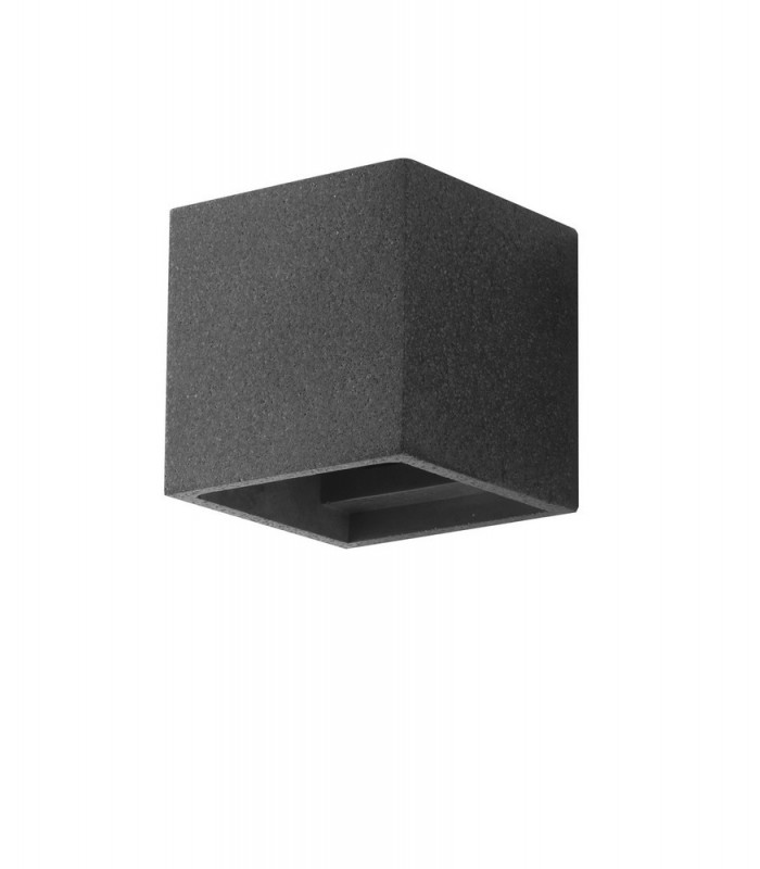 Paintable Plaster Up Down Wall Lamp, Concrete, G9 - 1