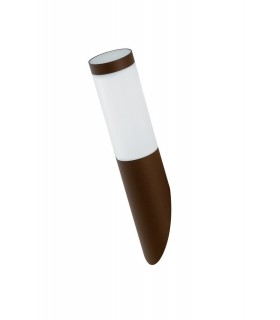 Outdoor Stainless Steel Wall Bollard Light, Bronze, IP44, E27 - 1