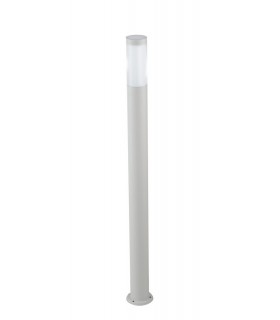 Outdoor Stainless Steel Bollard Light, White, IP44, E27 - 1