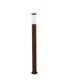 Outdoor Stainless Steel Bollard Light, Bronze, IP44, E27 - 1