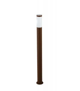 Outdoor Stainless Steel Bollard Light, Bronze, IP44, E27 - 1