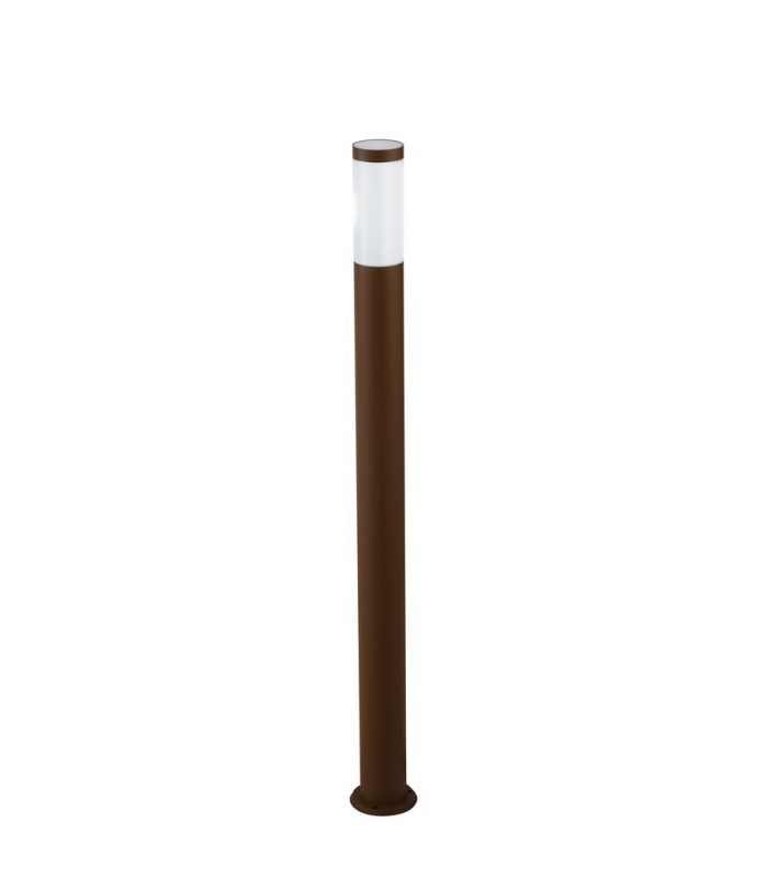 Outdoor Stainless Steel Bollard Light, Bronze, IP44, E27 - 1