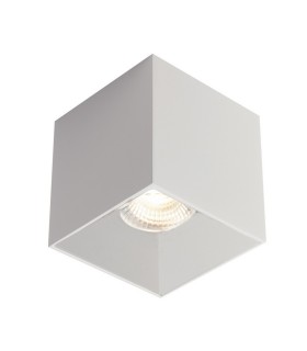 Surface Mounted Ceiling Lamp, White, GU10 - 1