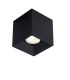 Surface Mounted Ceiling Lamp, Black, GU10 - 1