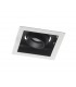 Integrated LED Recessed Downlight Adjustable, White Black, 3000K - 1