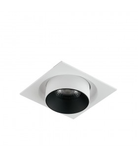 Integrated LED Adjustable Recessed Downlight, White, 3000K - 1