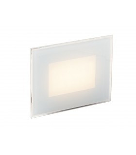 Outdoor Integrated LED Recessed Wall Light, White, IP65, 4000K - 1