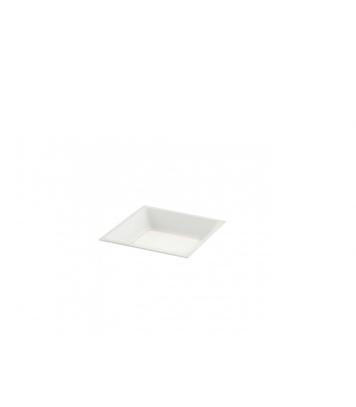 Integrated LED Square Recessed Downlight, White, 3000K - 1