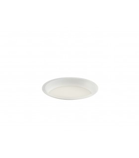 Integrated LED Round Recessed Downlight, White, 5000K - 1