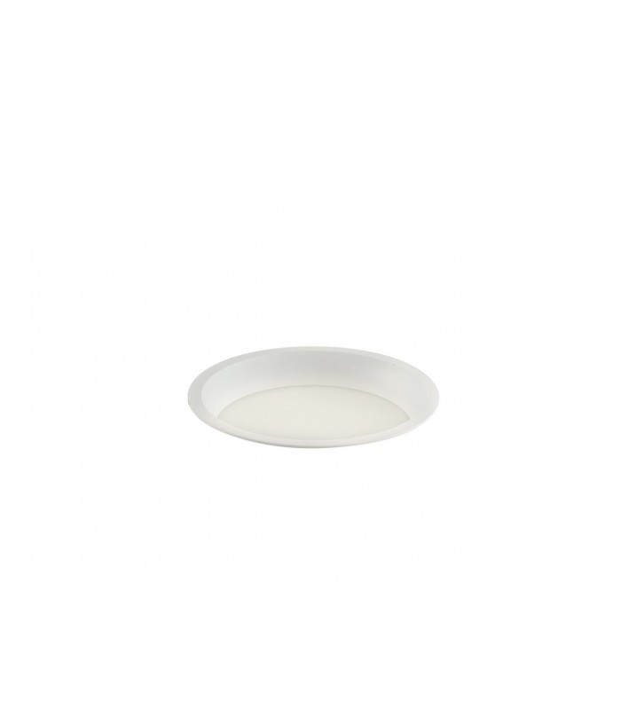 Integrated LED Round Recessed Downlight, White, 5000K - 1