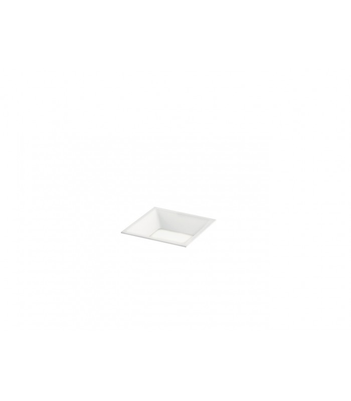Integrated LED Square Recessed Downlight, White, 4000K - 1