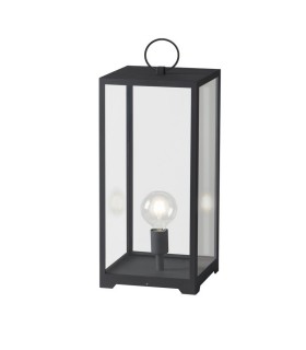 Outdoor Portable Table Lamp Lantern, Anthracite, IP44, E27 - 1