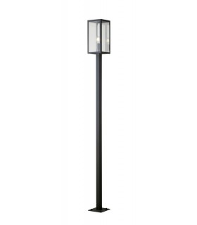 Outdoor Lamp Post Lantern, Anthracite, IP44, E27 - 1