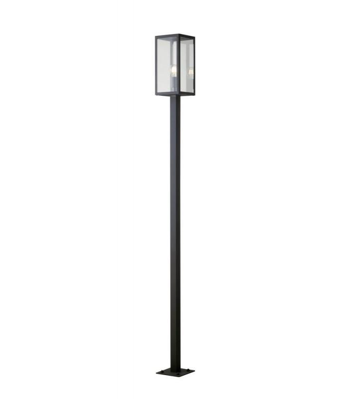 Outdoor Lamp Post Lantern, Anthracite, IP44, E27 - 1