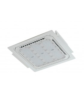 Outdoor Integrated LED Recessed Commercial Light, White, IP65, 4000K - 1
