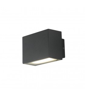 Outdoor Integrated LED Aluminum Wall Lamp, Black Matt, IP54, 4000K - 1