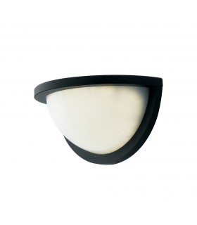 Outdoor LED Aluminum Flush Wall Light, Black, IP54, 4000K - 1