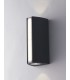 Outdoor LED Aluminum Up Down Wall Lamp, Anthracite, IP54, 4000K - 1