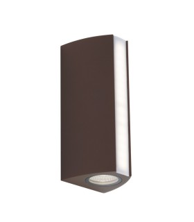 Outdoor LED Aluminum Up Down Wall Lamp, Bronze, IP54, 4000K - 1