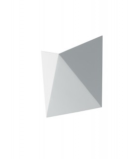 Outdoor LED Aluminium Down Wall Lamp, White Matt, IP54, 4000K - 1
