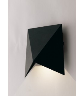 Outdoor LED Aluminium Down Wall Lamp, Black Matt, IP54, 4000K - 1