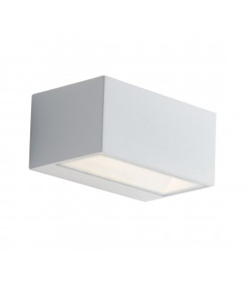 Outdoor Integrated LED Up Down Wall Light, White, Transparent, IP54, 4000K - 1