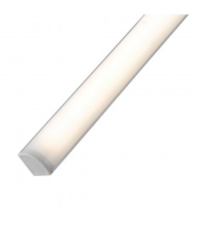 Cabinet Corner LED Bar In Aluminum, White, Silver, 4000K - 1