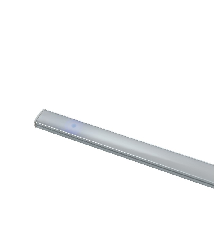 Cabinet Corner LED Bar In Aluminum, White, Silver, 4000K - 1