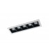 LED Aluminum Recessed 5 Light Downlight Anti Glare, White, Black, 4000K, 2W - 1