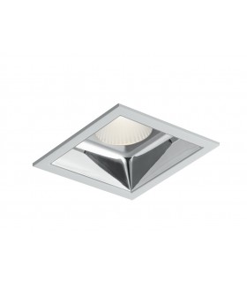 LED Downlight Anti-Glare, White With Chrome Reflector, 4000K - 1