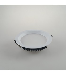 Outdoor LED Recessed Downlight With Adjustment For Kelvin, Matt White, IP40, 3000- 4000-6000K - 1