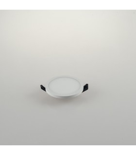 Outdoor Recessed Downlight With Surface Mount Edge, Matt White, IP40, 4000K - 1