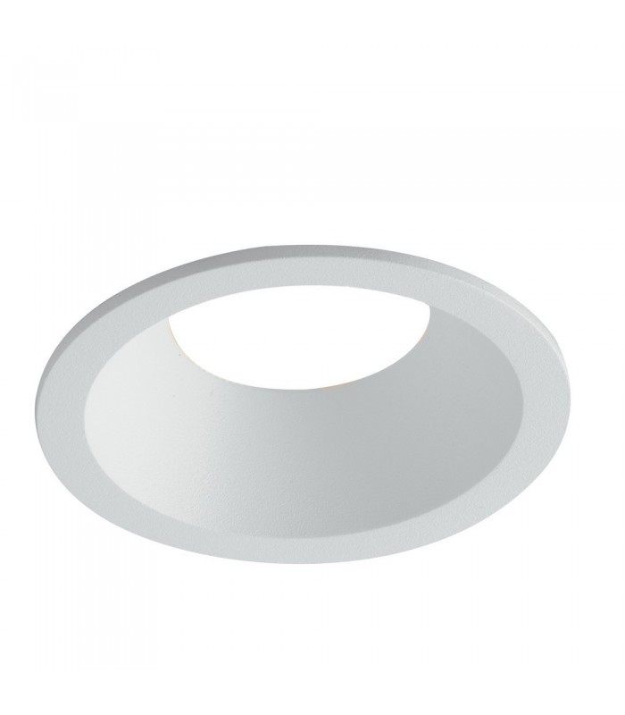 Antiglare Downlight Aluminum, White, GU10 - 1