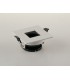 Recessed Light Square Frame (Lampholder Not Included), White, - 1