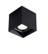 LED Square Surface Mounted Anti-Glare Downlight, Black, 4000K - 1
