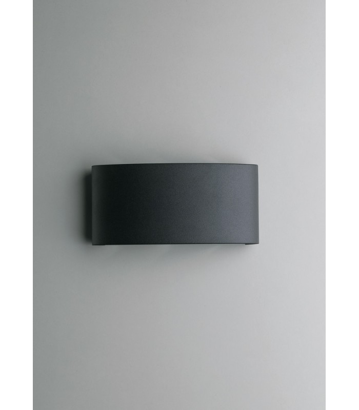 Outdoor Integrated LED Flush Wall Light, Antracite, IP54, 4000K - 1