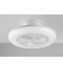 LED Ceiling Lamp With Fan, Wifi Smart, Voice Control, White, - 1