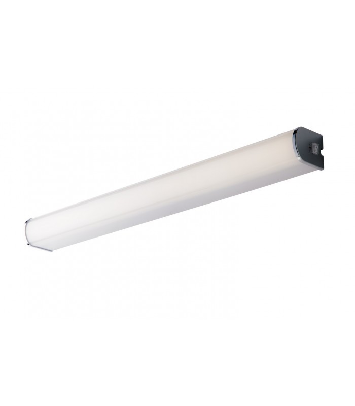 Bathroom LED Above Mirror Wall Lamp, Structure Chrome Speaker White, IP44, 4000K - 1