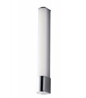 Bathroom LED Wall Lamp, Structure Chrome Speaker White, IP44, 4000K - 1