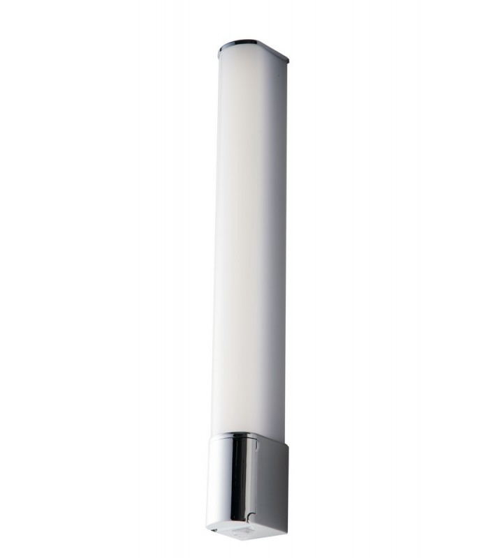 Bathroom LED Wall Lamp, Structure Chrome Speaker White, IP44, 4000K - 1